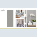 Πλαστική Επένδυση Ραμποτέ PVC VILO Silver Tiles, 2650 x 250 x 8mm - Image 4