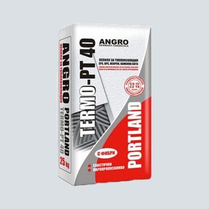 Λευκή Κόλλα Θερμοπρόσοψης ANGRO - PORTLAND TERMO - PT 40, 25kg