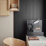 3D Πάνελ τοίχου Linerio M-Line Black 2650 x 122 x 12mm