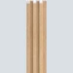 3D Πάνελ τοίχου Linerio M Plus-Line Light Oak, 2650 x 122 x 21mm - Image 3