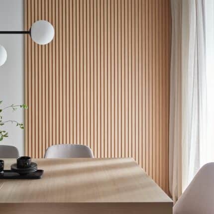 3D Πάνελ τοίχου Linerio M Plus-Line Light Oak 2650 x 122 x 21mm