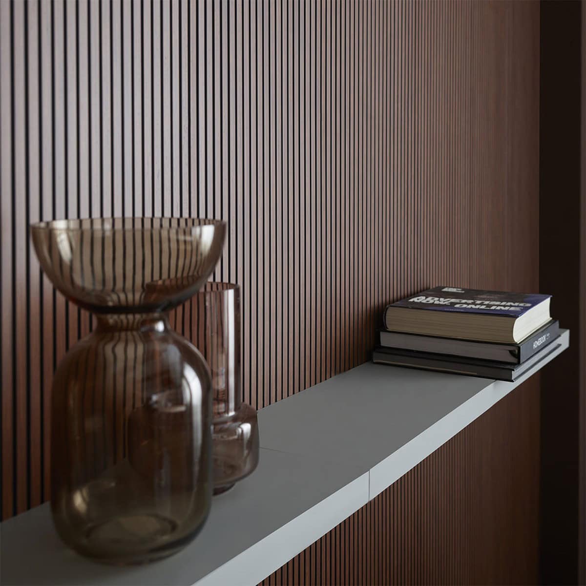 3D Πάνελ τοίχου Linerio XS-Line Micro Mocca 2650 x 307 x 6mm