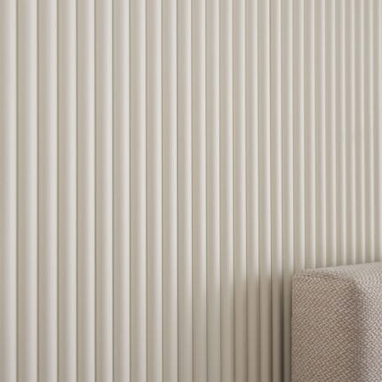 3D Πάνελ τοίχου Linerio XS-Line Oval White 2650 x 306 x 9mm