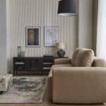 3D Πάνελ τοίχου Linerio XS-Line Oval White 2650 x 306 x 9mm - Image 6