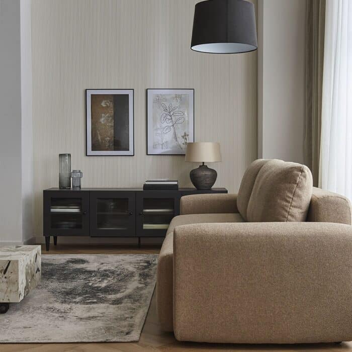 3D Πάνελ τοίχου Linerio XS-Line Oval White 2650 x 306 x 9mm - Image 6