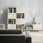 3D Πάνελ τοίχου Linerio XS-Line Oval White 2650 x 306 x 9mm - Image 5