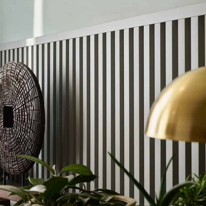 Μεμονωμένο οριζόντιο τελείωμα για 3D πάνελ τοίχου L-Line Grey, 2650 x 30 x 21mm - Image 2