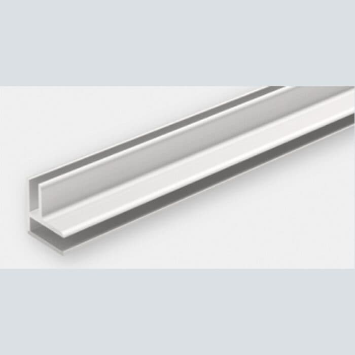 Εξωτερική/Εσωτερική γωνία Αλουμινίου Dumawall λευκή, 2600 x 15mm - Image 2