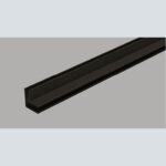 Εξωτερική/Εσωτερική γωνία Αλουμινίου Dumawall μαύρη, 2600 x 15mm