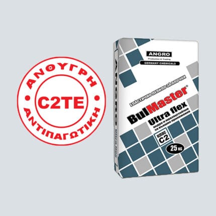 Ελαστική κόλλα πλακιδίων ANGRO BULMASTER ULTRAFLEX C2TE 25Kg