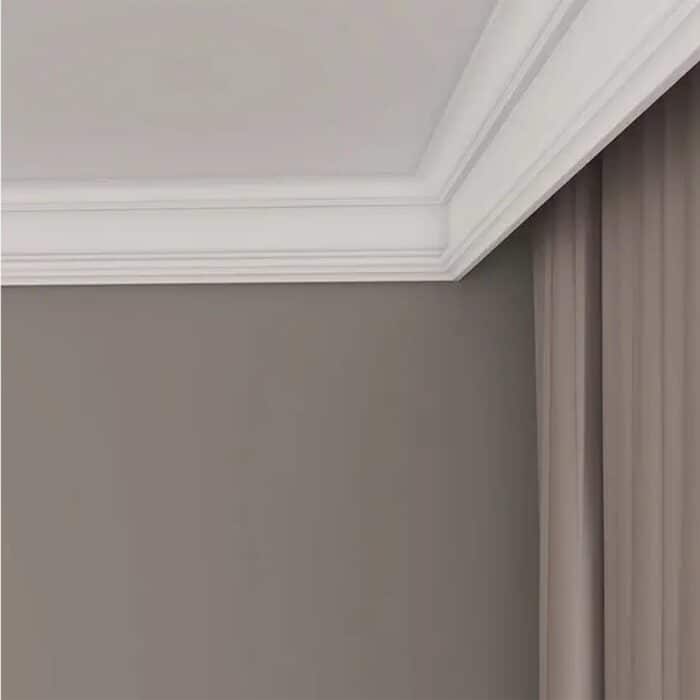 Κορνίζα οροφής HDPS DECOLUX AC-017, 2m x 64mm x 60mm - Image 4