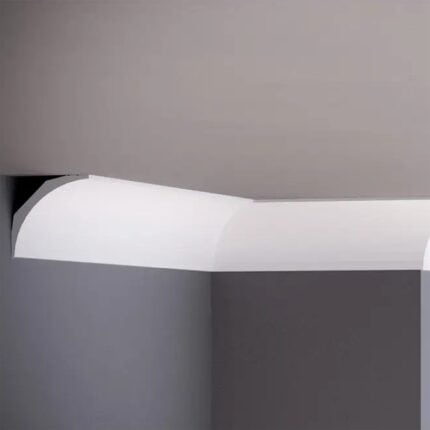 Κορνίζα οροφής HDPS DECOLUX AC-017, 2m x 64mm x 60mm - διακοσμητική κορνίζα από φελιζόλ