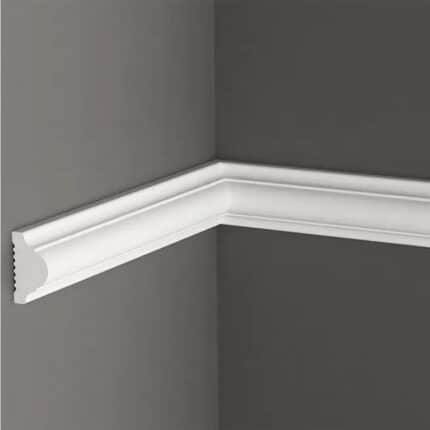 Κορνίζα επιτοίχια HDPS DECOLUX AD-012, 2m x 40mm x 20mm - διακοσμητική κορνίζα από φελιζόλ