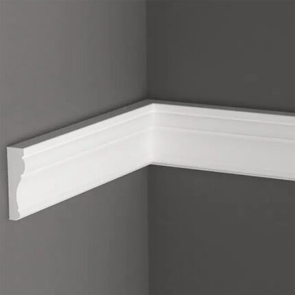 Κορνίζα επιτοίχια HDPS DECOLUX AB-6050, 2m x 60mm x 15mm - διακοσμητική κορνίζα από φελιζόλ