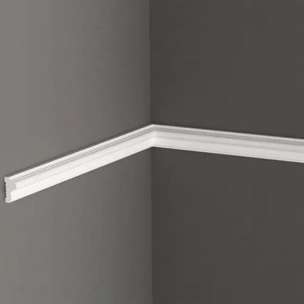 Κορνίζα επιτοίχια HDPS DECOLUX AD-018, 2m x 20mm x 10mm - διακοσμητική κορνίζα από φελιζόλ