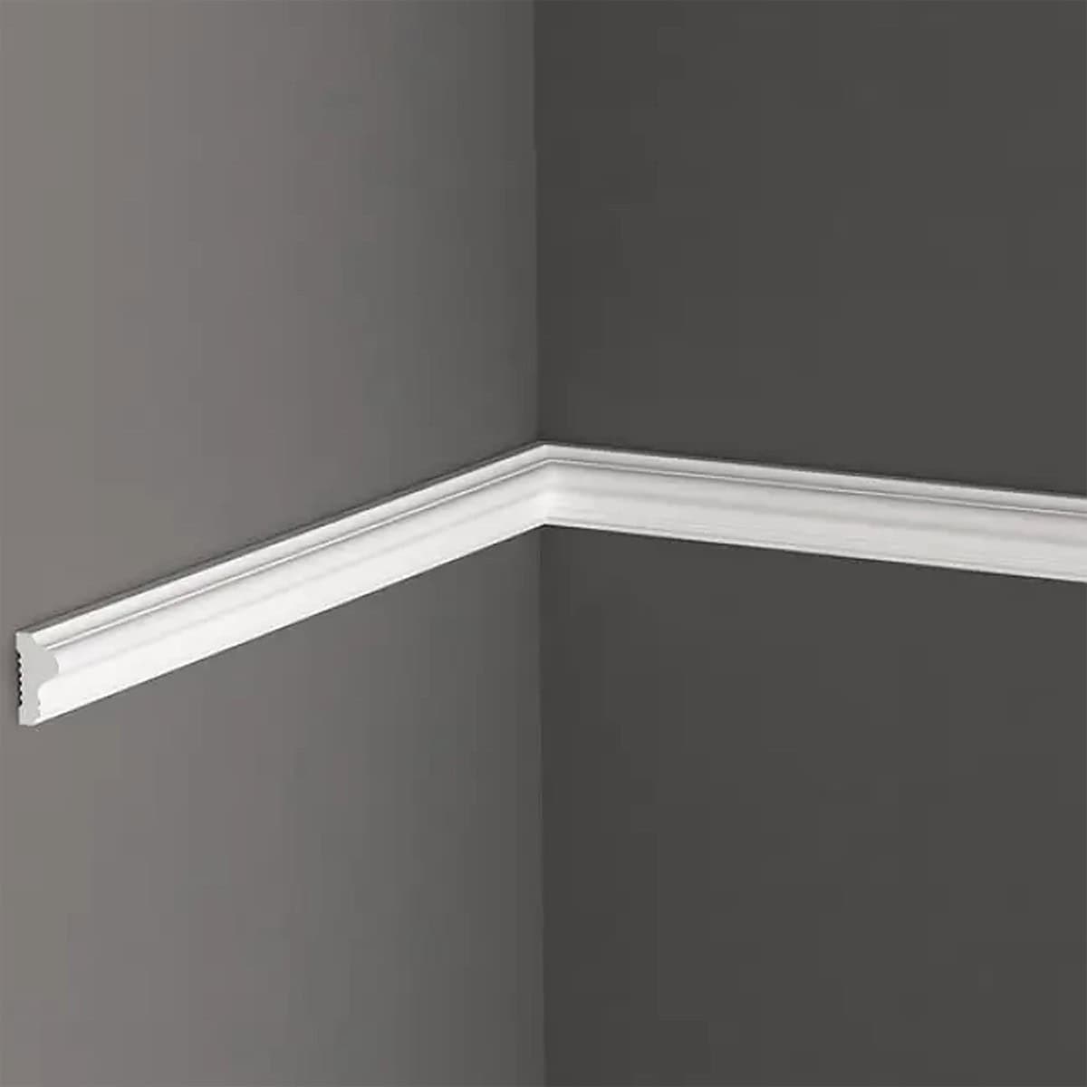 Κορνίζα επιτοίχια HDPS DECOLUX AD-018, 2m x 20mm x 10mm - διακοσμητική κορνίζα από φελιζόλ