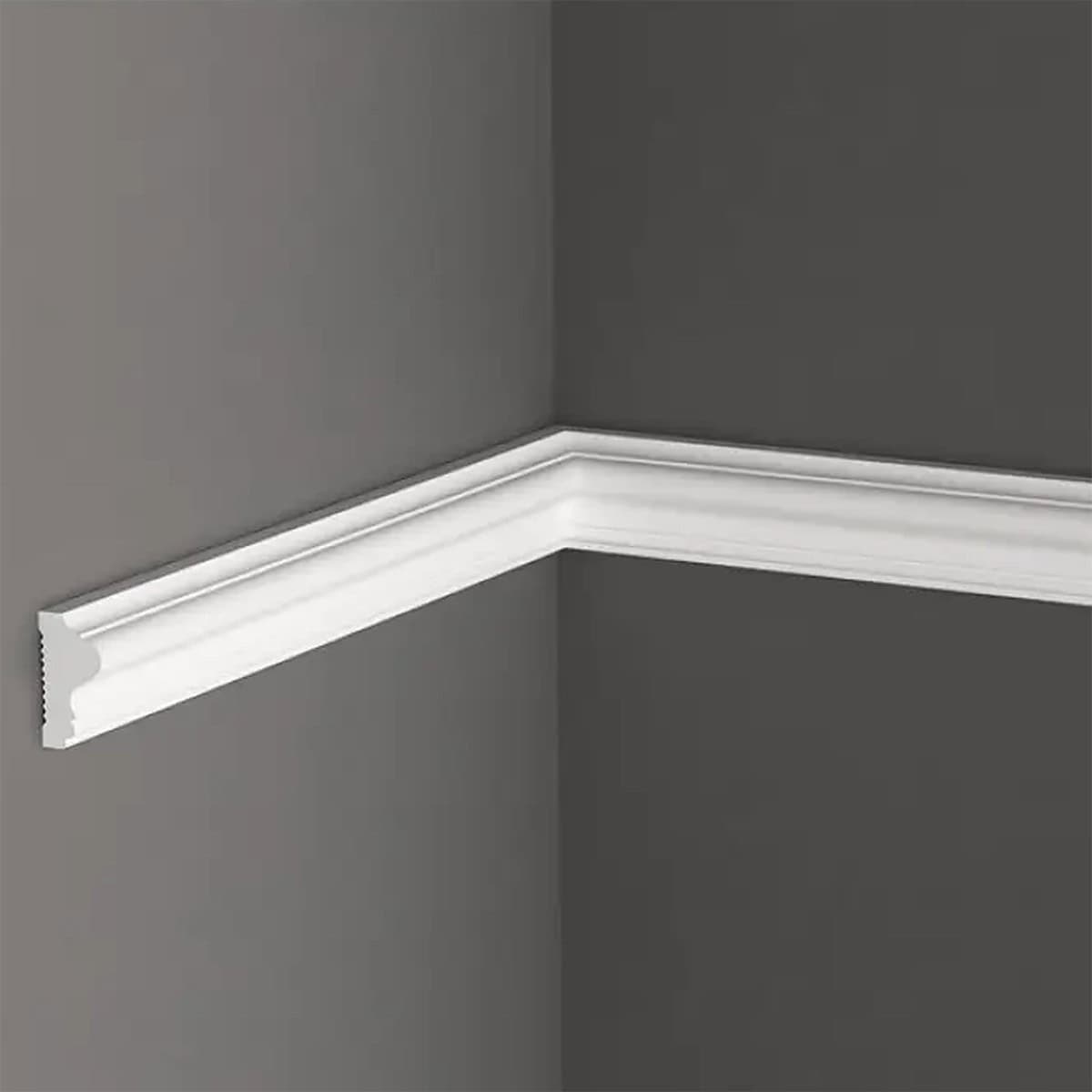 Κορνίζα επιτοίχια HDPS DECOLUX AD-019, 2m x 30mm x 14mm - διακοσμητική κορνίζα από φελιζόλ