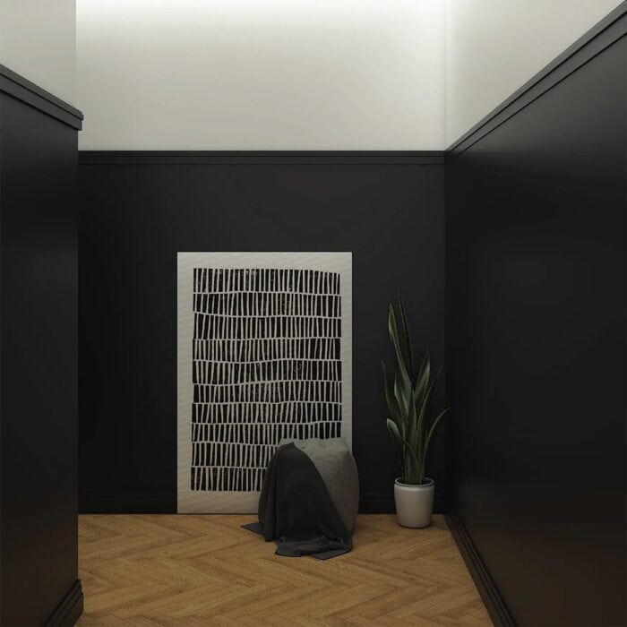 Κορνίζα επιτοίχια HDPS DECOLUX AD-025, 2m x 25mm x 15mm - Image 5