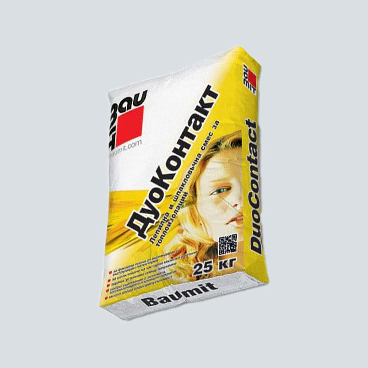 Κόλλα Θερμοπρόσοψης BAUMIT DUOCONTACT, 25Kg