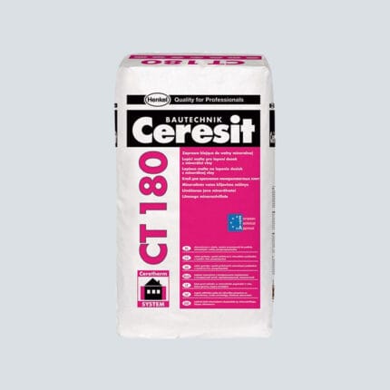 Κόλλα θερμοπρόσοψης CERESIT CT 180 για πετροβάμβακα, 25kg