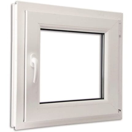 Παράθυρο PVC Λευκό, 50 x 50cm
