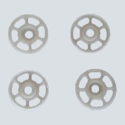 Αξεσουάρ Θερμοπρόσοψης - Πλαστικός δίσκος θερμοπρόσοψης στήριξης πολυστερίνης σε OSB - ξύλο - μέταλλο