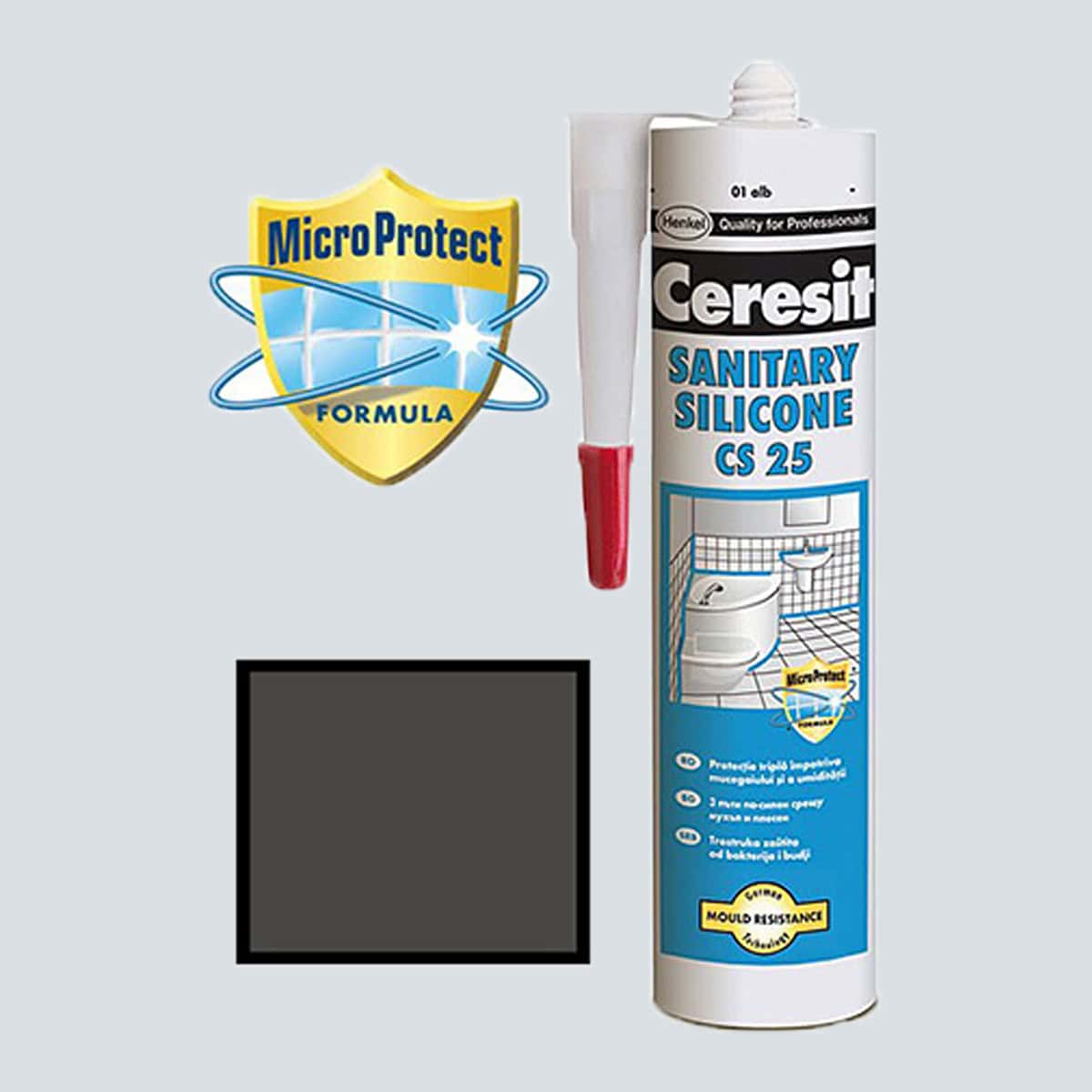 Σιλικόνη Γραφίτης για μπάνια CERESIT CS 25 280ml