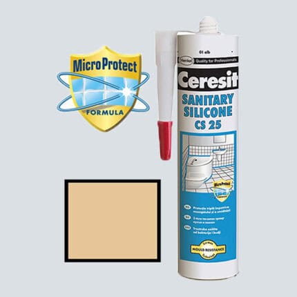 Σιλικόνη Καραμελ για μπάνια CERESIT CS 25 280ml