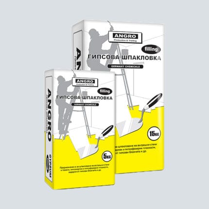 Στόκος γύψου ANGRO Gypsum filling 5kg