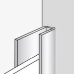 Τερματικό προφίλ Αλουμινίου Dumawall μαύρο, 2600 x 8mm - Image 2