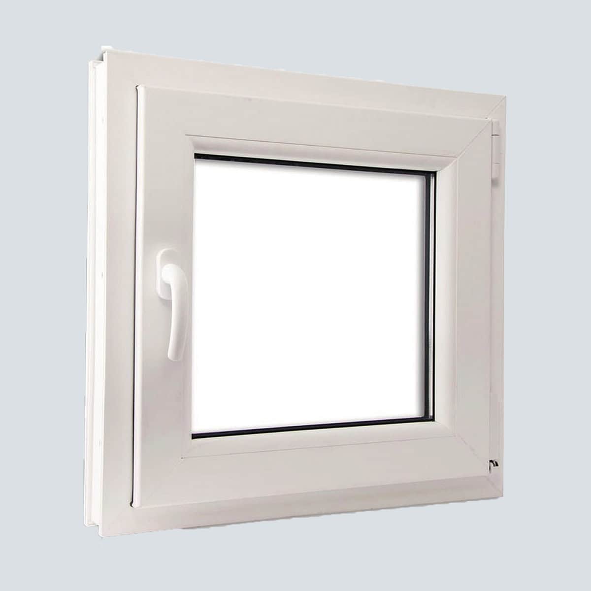 Παράθυρο Μπάνιου PVC Λευκό με Σήτα