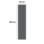3D Πάνελ τοίχου VILO MPC XL Deep Grey, 2650 x 600 x 8mm - Image 3