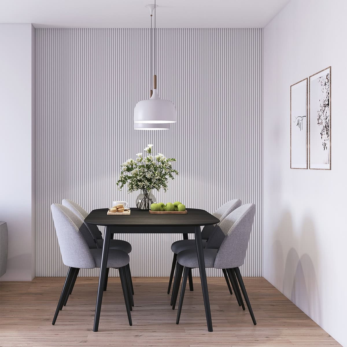 3D Πάνελ τοίχου VILO MPC XL Soft White 2650 x 600 x 8mm