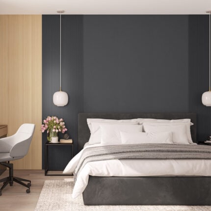 3D Πάνελ τοίχου VILO MPC XL Deep Grey 2650 x 600 x 8mm