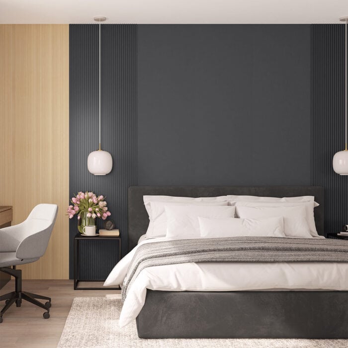 3D Πάνελ τοίχου VILO MPC XL Deep Grey 2650 x 600 x 8mm