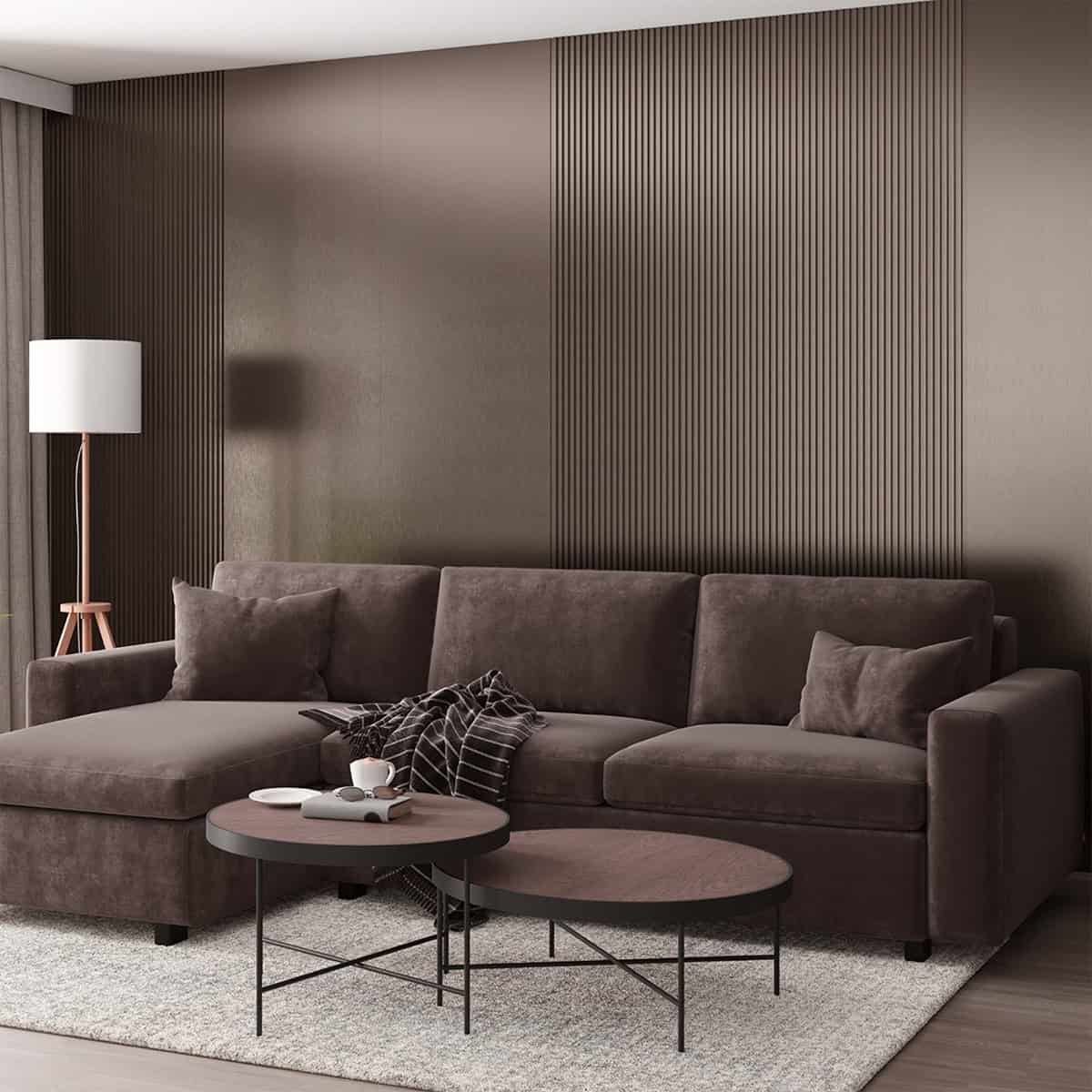 3D Πάνελ τοίχου VILO MPC XL Rose Copper 2650 x 600 x 8mm