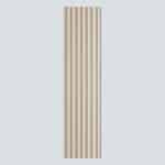 3D Πάνελ τοίχου VILO MPC S 148 Satin Cream, 2650 x 148 x 14mm - Image 3