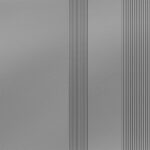 3D Πάνελ τοίχου VILO MPC S 148 Brushed Steel, 2650 x 148 x 14mm - Image 3