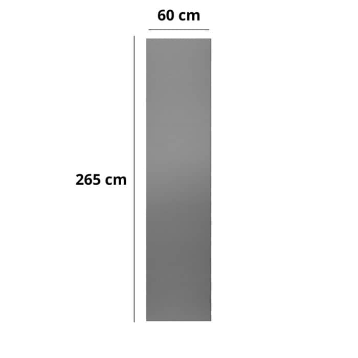 3D Πάνελ τοίχου VILO MPC XL Brushed Steel, 2650 x 600 x 8mm - Image 3