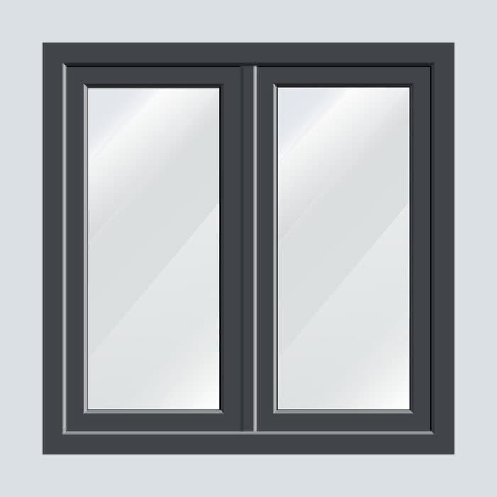 Παράθυρο PVC Λευκό Συρόμενο, Π=120 x Υ=120cm - Image 2