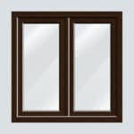 Παράθυρο PVC Λευκό Συρόμενο, Π=120 x Υ=120cm - Image 3