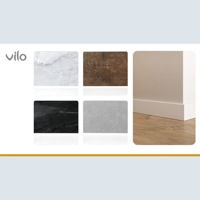 Σοβατεπί PVC Sempla 65 VILO WHITE 705, 2400 x 65 x 14mm - Image 5