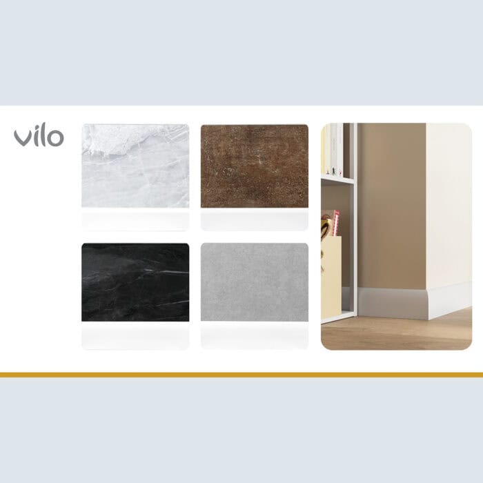 Σοβατεπί PVC Sempla 65 VILO WHITE 707, 2400 x 65 x 14mm - Image 5