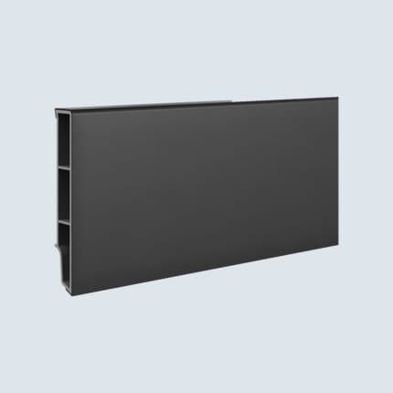 Σοβατεπί PVC Sempla 80 VILO BLACK 702, 2400 x 80 x 14mm