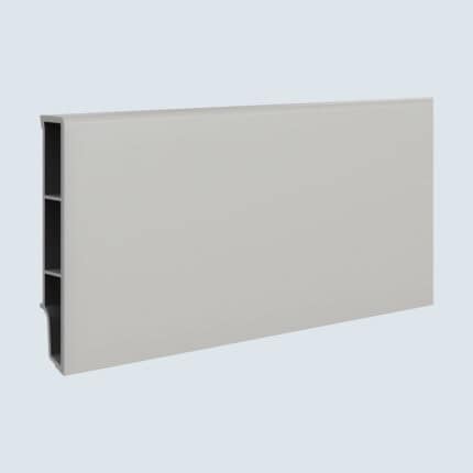 Σοβατεπί PVC Sempla 80 VILO PALE GREY 704, 2400 x 80 x 14mm