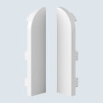 Τάπα για σοβατεπί PVC Sempla 65 VILO WHITE 707