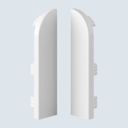 Τάπα για σοβατεπί PVC Sempla 65 VILO WHITE 707