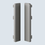 Τάπα για σοβατεπί PVC Sempla 80 VILO DARK GRAY 703
