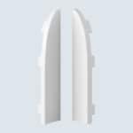 Τάπα για σοβατεπί PVC Sempla 80 VILO WHITE 708