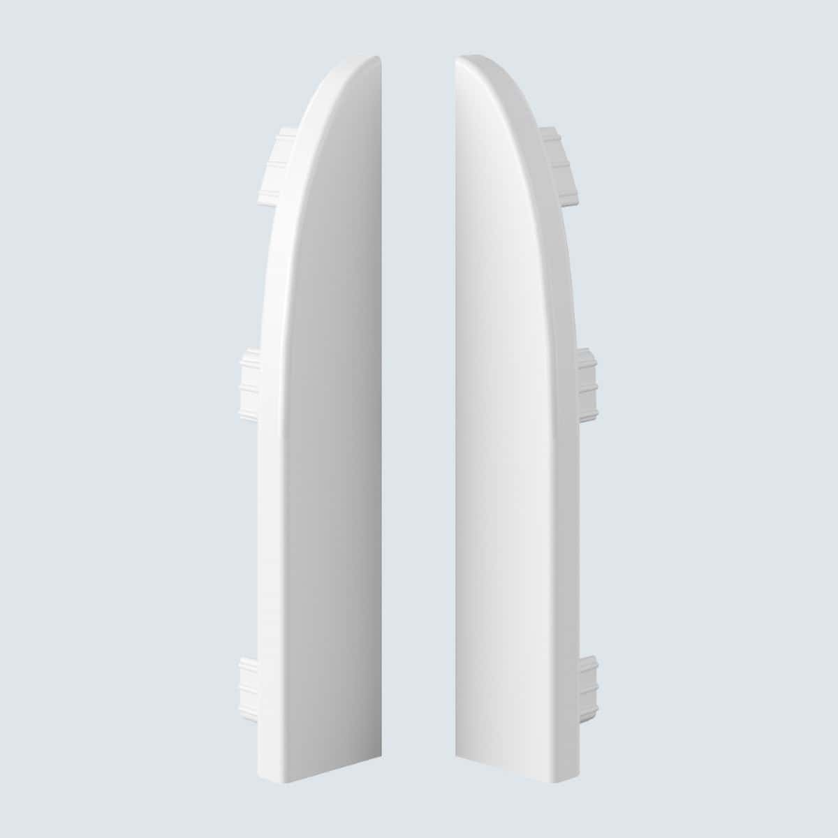 Skirting board cap SEMPLA 80 708 Τάπα για σοβατεπί PVC Sempla 80 VILO WHITE 708